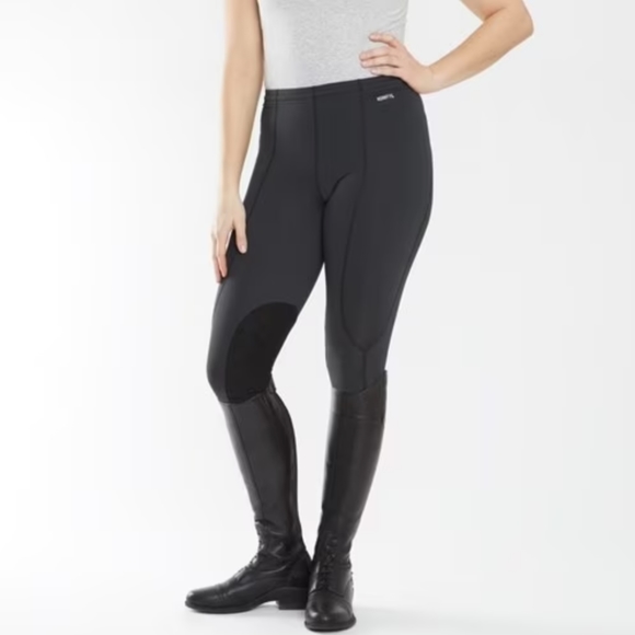 Kerrits Pants - Kerrits | Black Klassic Knee Patch Riding Tights Legging Large